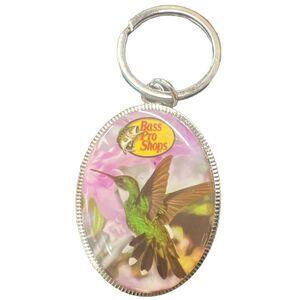 Bass  Pro Shops Hummingbird Keychain Metal Gift Fishing Hunting Outdoor Wildlife